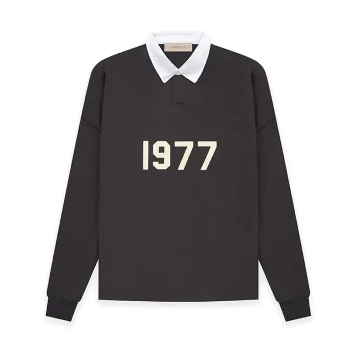 Essential 8th Collection 1977 French Polo Black T-Shirt