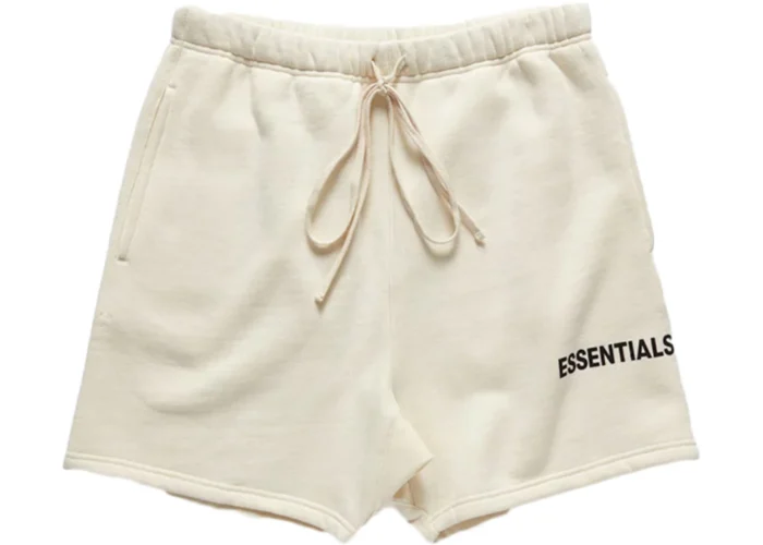 Fear of God Essentials Cream Sweat Shorts