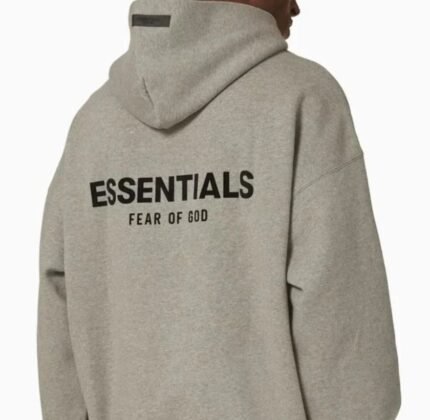 Beige Essentials Hoodies